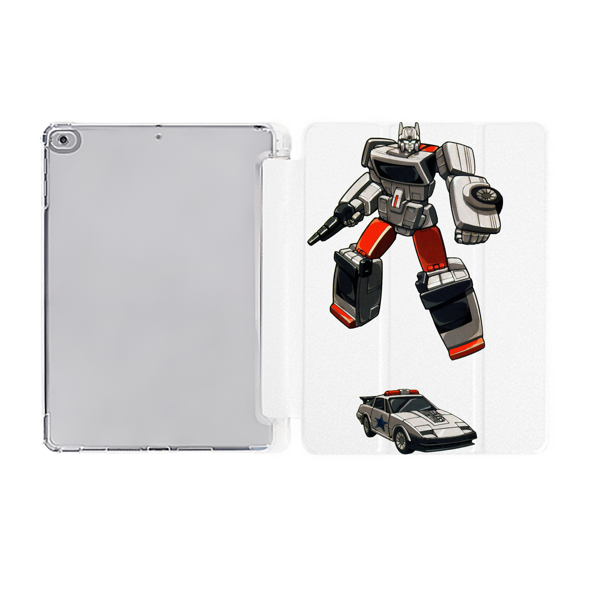 （画像用）  IPad ケース ペン収納付き 三つ折りスタンド PUレザー×シリコン 対応機種9.5/10.5/10.9インチ